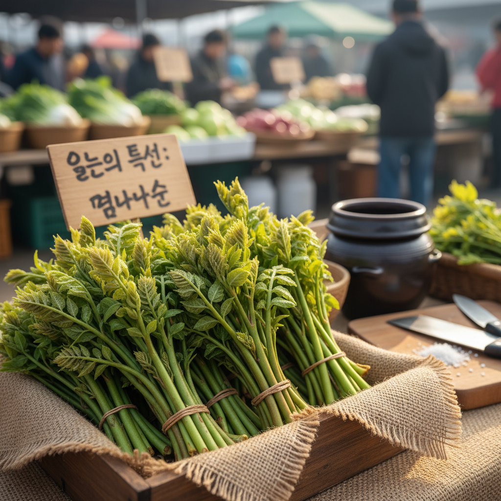 2026엄나무순수확시기 나물 레시피와 판매 가격 정보