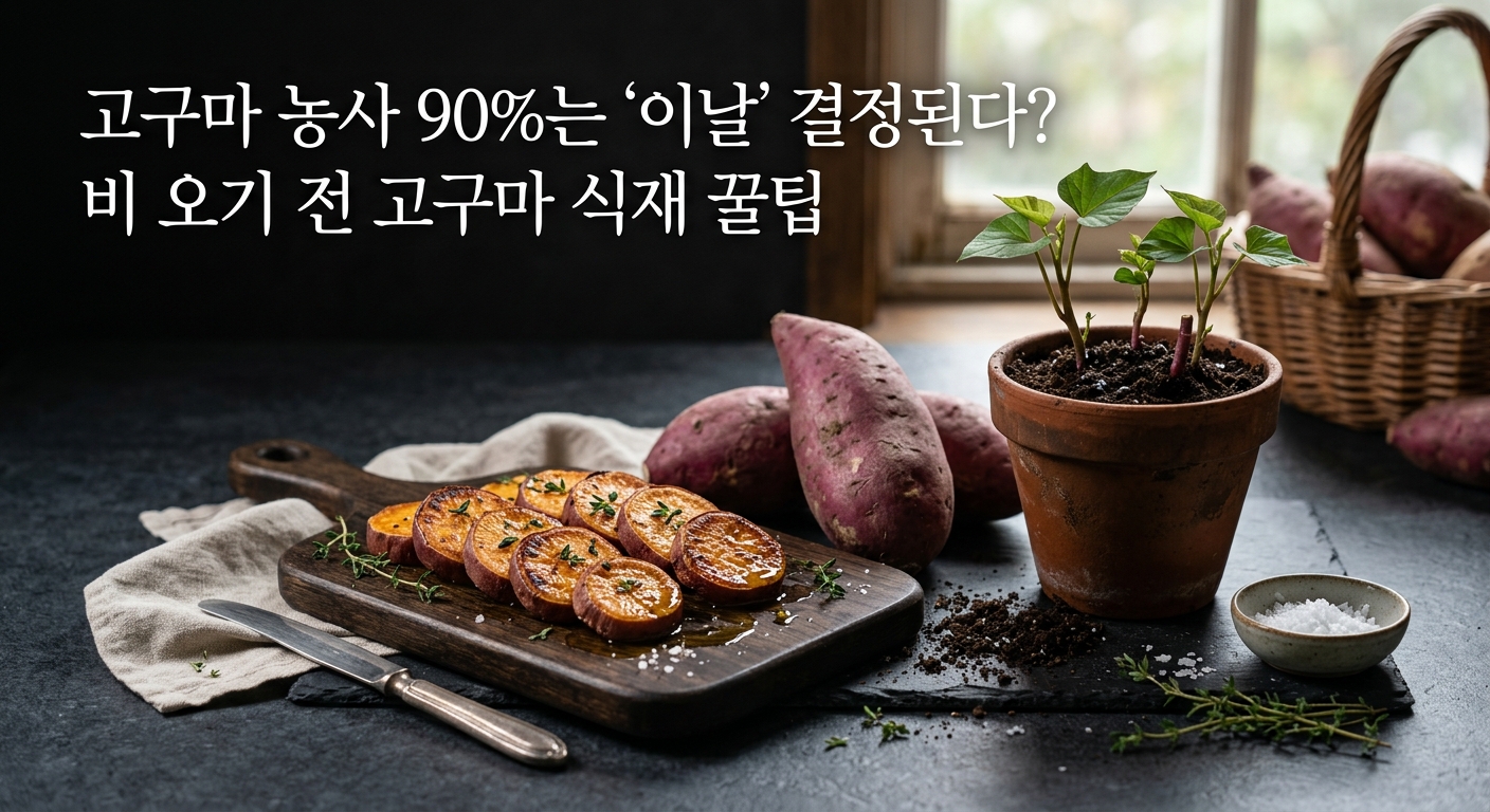 고구마 농사 90%는 '이날' 결정된