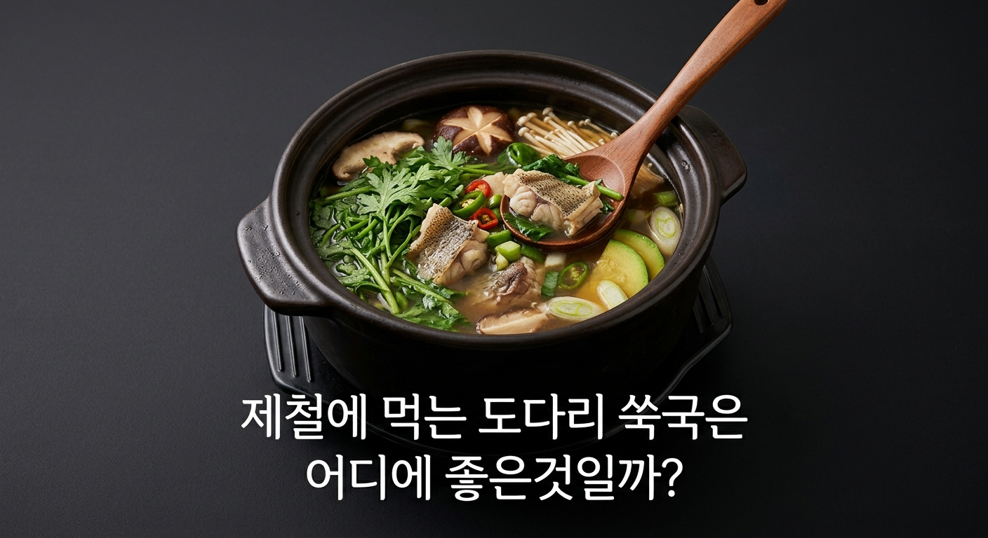 제철에 먹는 도다리 쑥국은 어디에 좋