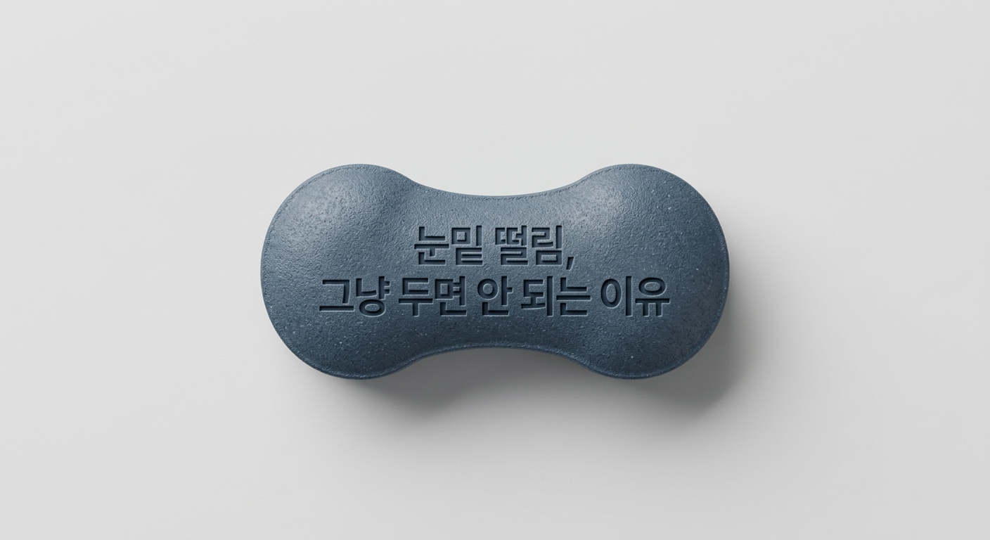 영양제: 마그네슘 "눈밑 떨림, 그냥