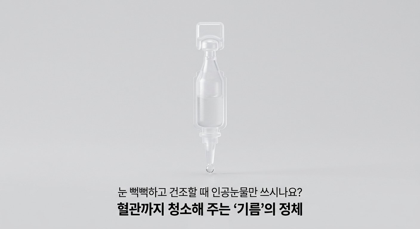 눈 뻑뻑하고 건조할 때 인공눈물만 쓰
