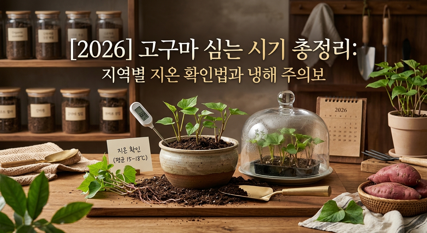[2026] 고구마 심는 시기 총정리
